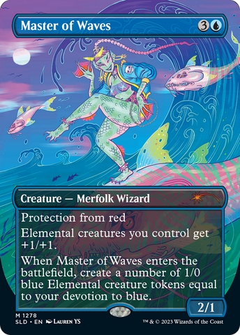 {R} Master of Waves (Borderless) [Secret Lair Drop Series][SLD 1278]