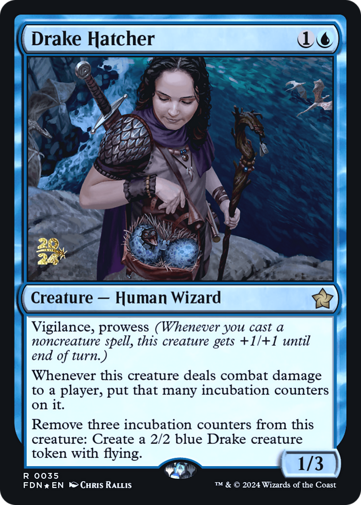 {@R} Drake Hatcher [Foundations Prerelease Promos][PR FDN 035]