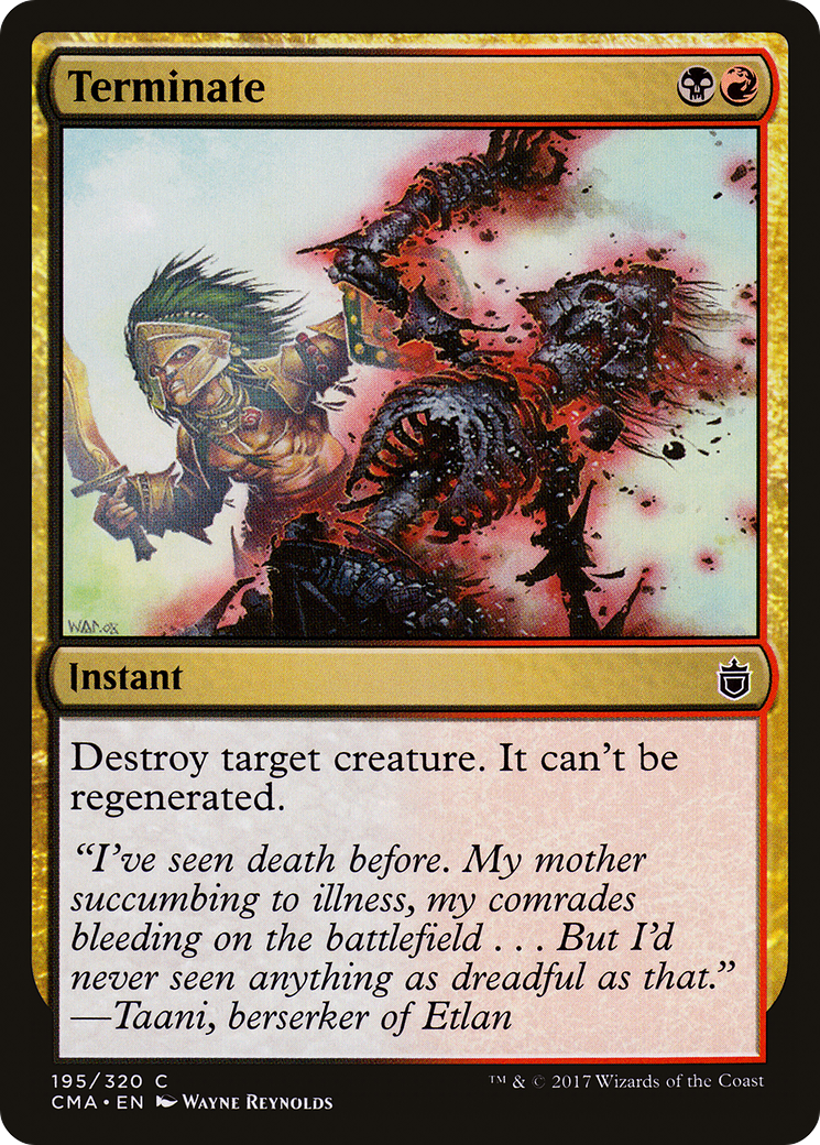 {C} Terminate [Commander Anthology][CMA 195]