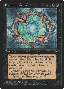 {C} Hymn to Tourach (Liz Danforth) [Fallen Empires][FEM 38B]
