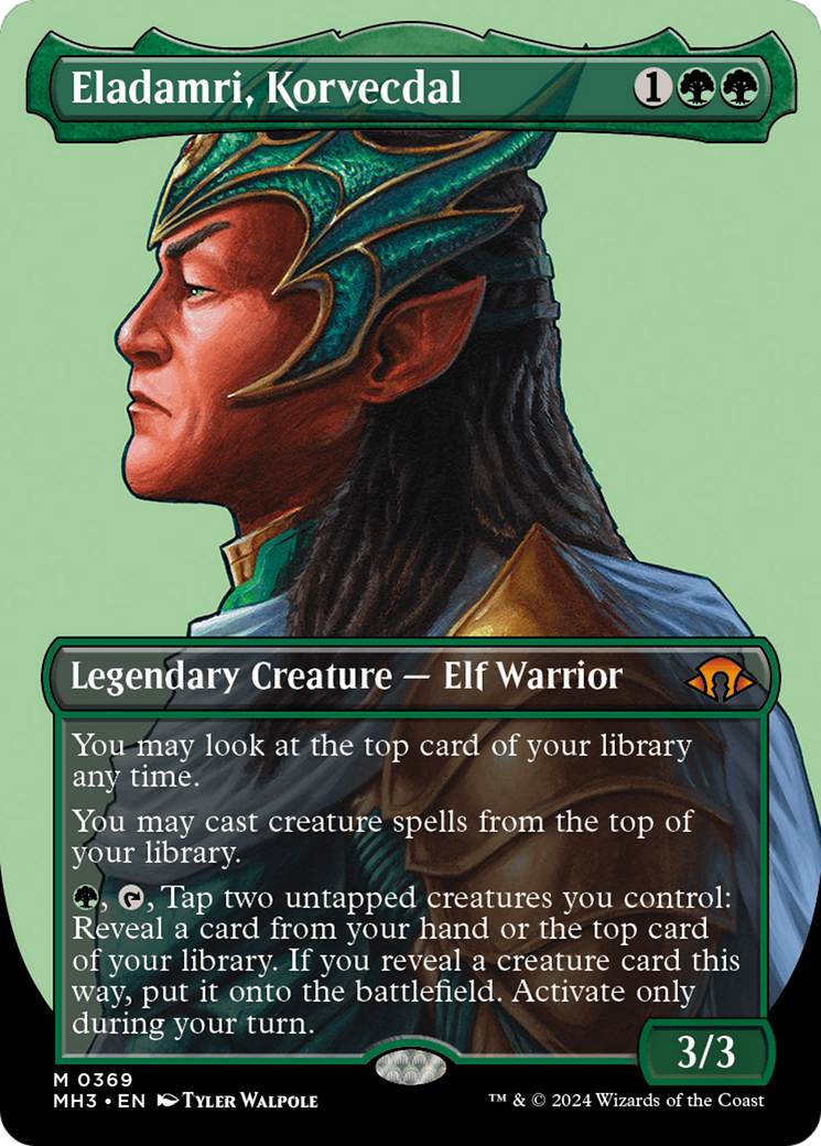 {R} Eladamri, Korvecdal (Borderless) [Modern Horizons 3][MH3 369]
