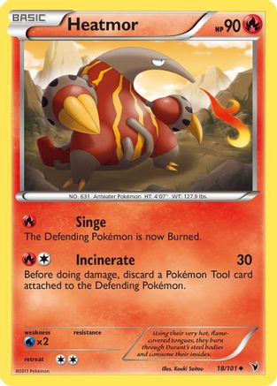 [PKM] Heatmor (18/101) [Black & White: Noble Victories]