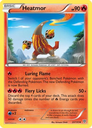 [PKM] Heatmor (23/135) [Black & White: Plasma Storm]
