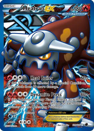 [PKM] Heatran EX (109/116) [Black & White: Plasma Freeze]