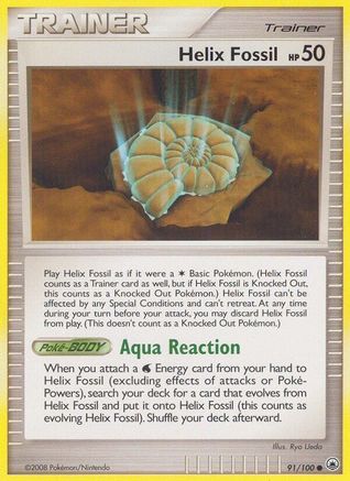 [PKM] Helix Fossil (91/100) [Diamond & Pearl: Majestic Dawn]