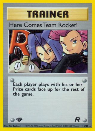 [PKM] Here Comes Team Rocket! (15/82) [Team Rocket 1st Edition]
