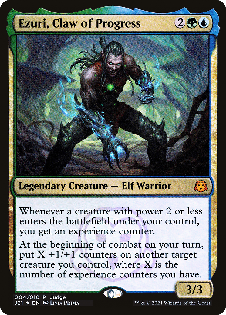 {R} Ezuri, Claw of Progress [Judge Gift Cards 2021][PA J21 004]