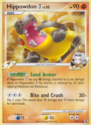 [PKM] Hippowdon (42/111) [Platinum: Rising Rivals]
