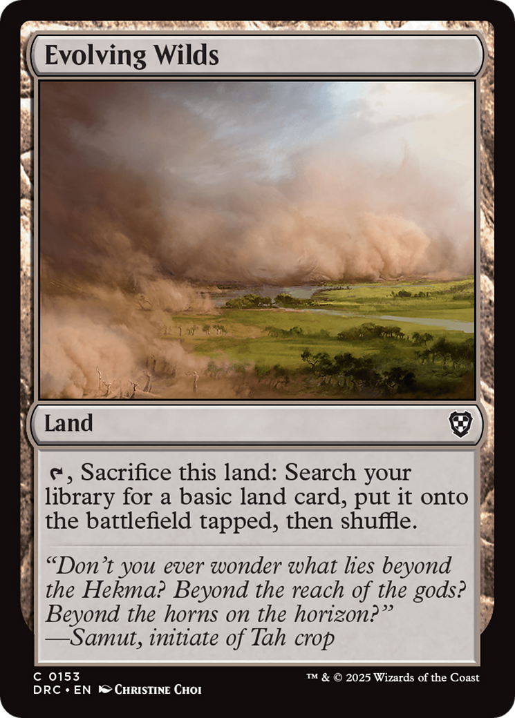 {C} Evolving Wilds [Aetherdrift Commander][DRC 153]