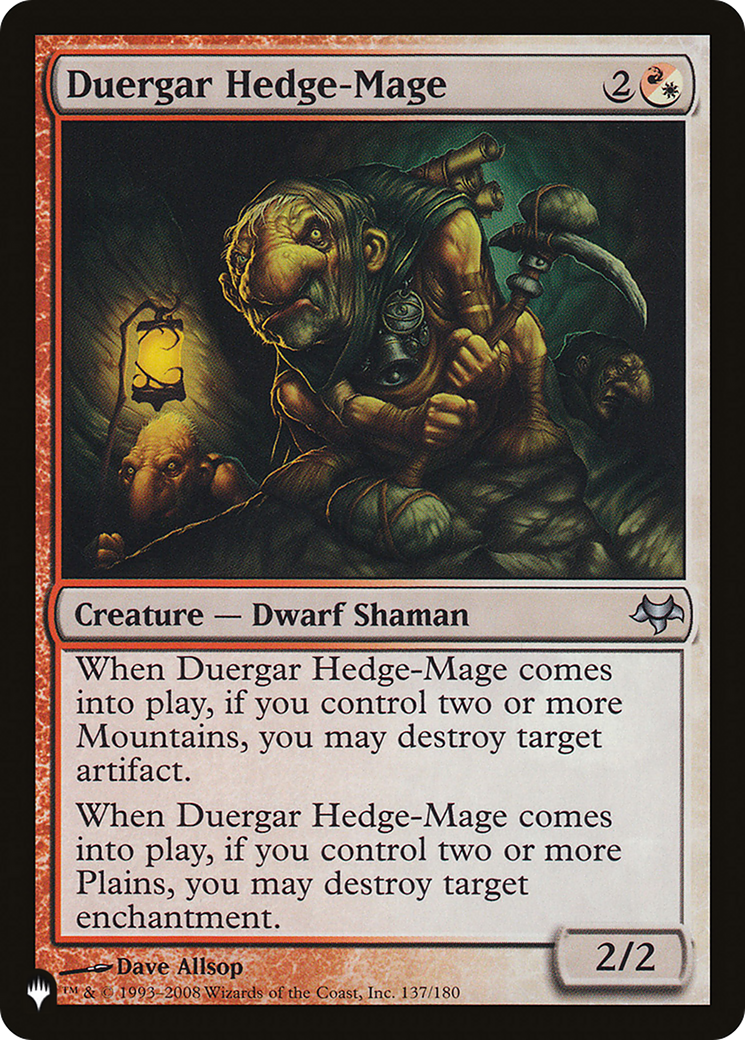 Duergar Hedge-Mage [LIST 137/180]