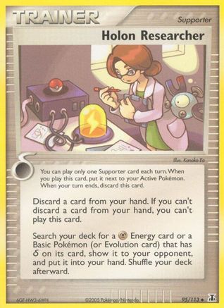 [TR] Holon Researcher (95/113) (Stamped) [EX: Delta Species]