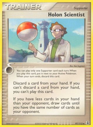 [PKM] Holon Scientist (97/113) (Stamped) [EX: Delta Species]