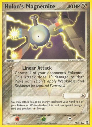 [PKM-C] Holon's Magnemite (70/113) (Stamped) [EX: Delta Species]