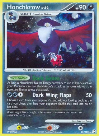 [PKM-R] Honchkrow (10/123) [Diamond & Pearl: Mysterious Treasures]