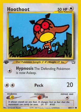 [PKM] Hoothoot (60/111) [Neo Genesis 1st Edition]