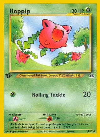[PKM] Hoppip (55/75) [Neo Discovery 1st Edition]