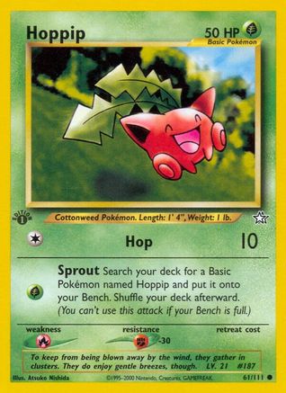 [PKM] Hoppip (61/111) [Neo Genesis 1st Edition]