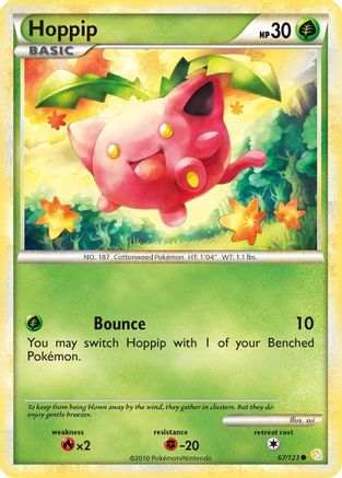 [PKM] Hoppip (67/123) [HeartGold & SoulSilver: Base Set]