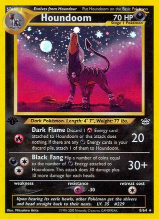 [PKM-R] Houndoom (8/64) [Neo Revelation 1st Edition]