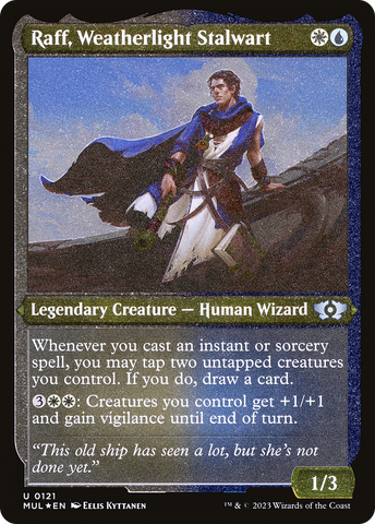 {C} Raff, Weatherlight Stalwart (Foil Etched) [Multiverse Legends][MUL 121]