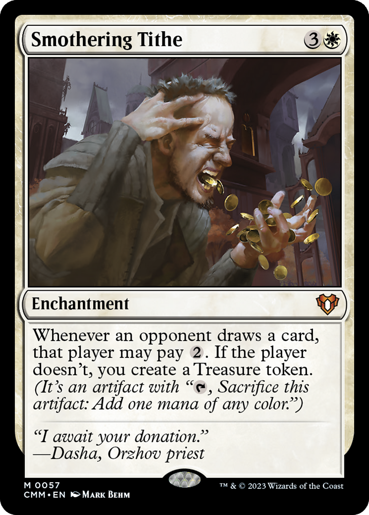 {R} Smothering Tithe [Commander Masters][CMM 057]