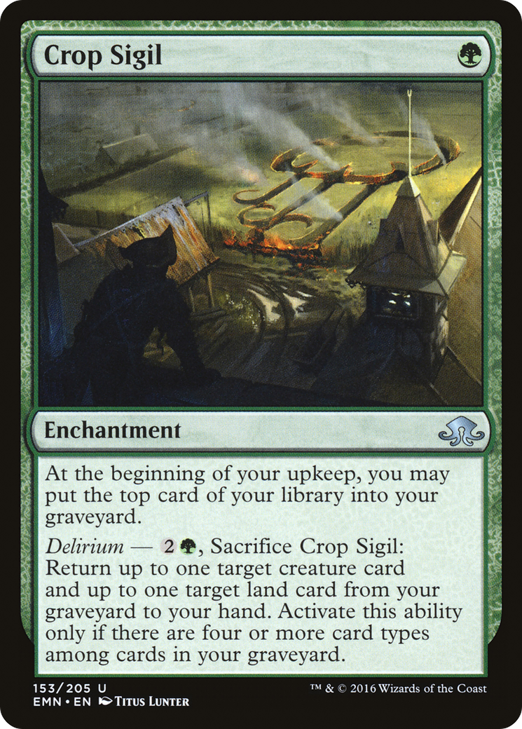 {C} Crop Sigil [Eldritch Moon][EMN 153]