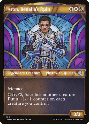 {C} Aron, Benalia's Ruin (Showcase) [Dominaria United][DMU 292]