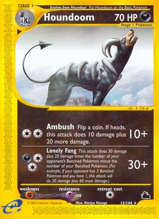 [PKM] Houndoom (12/144) [Skyridge]