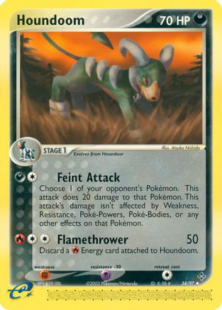 [PKM] Houndoom (34/97) [EX: Dragon]