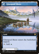 {R} Glasspool Mimic // Glasspool Shore (Extended Art) [Zendikar Rising][ZNR 328]