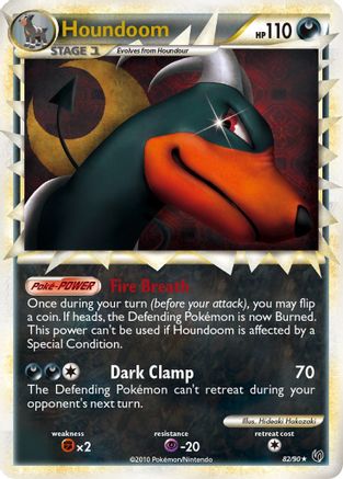 [PKM] Houndoom (82/90) [HeartGold & SoulSilver: Undaunted]