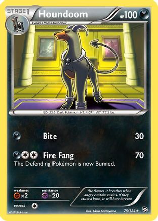 [PKM-R] Houndoom (75/124) [Black & White: Dragons Exalted]