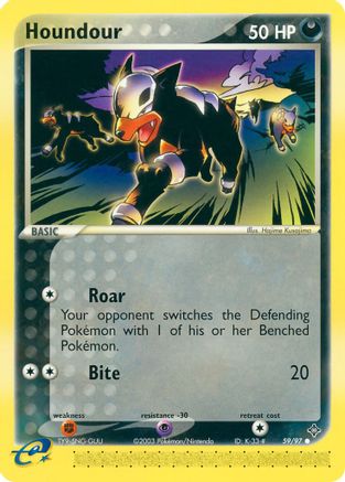 [PKM] Houndour (59/97) [EX: Dragon]