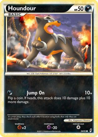 [PKM] Houndour (59/95) [HeartGold & SoulSilver: Call of Legends]