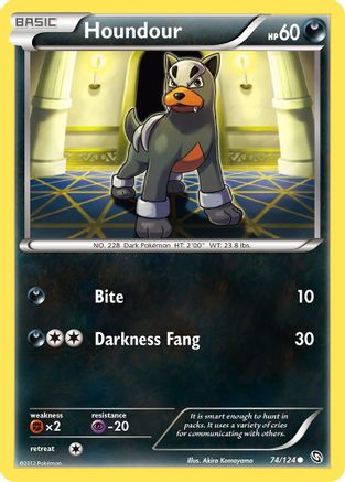[PKM] Houndour (74/124) [Black & White: Dragons Exalted]