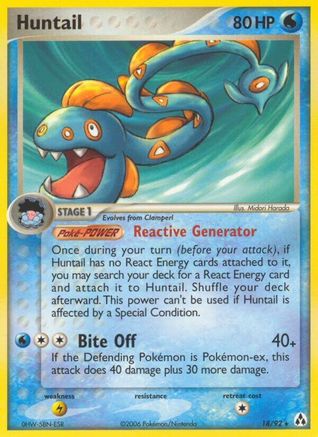 [PKM] Huntail (18/92) [EX: Legend Maker]