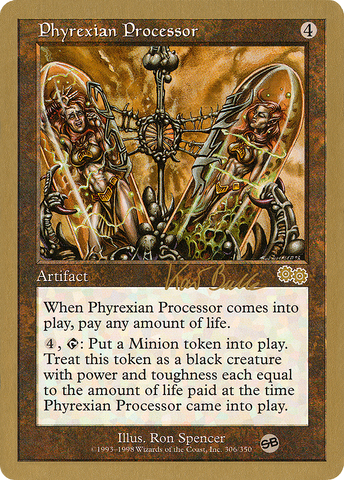 {R} Phyrexian Processor (Kai Budde) (SB) [World Championship Decks 1999][GB WC99 KB306SB]
