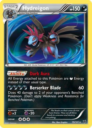 [PKM] Hydreigon (79/101) [Black & White: Noble Victories]