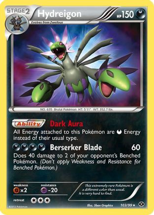 [PKM] Hydreigon (103/99) [Black & White: Next Destinies]