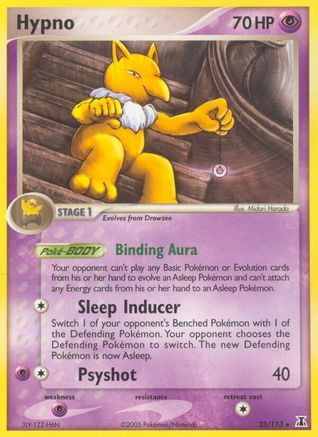 [PKM] Hypno (23/113) [EX: Delta Species]