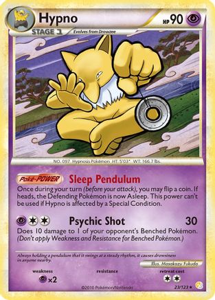 [PKM] Hypno (23/123) [HeartGold & SoulSilver: Base Set]