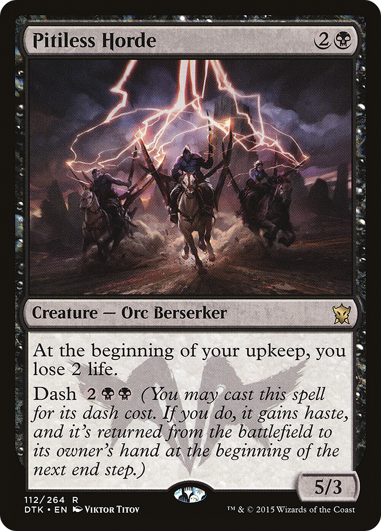 {R} Pitiless Horde [Dragons of Tarkir][DTK 112]