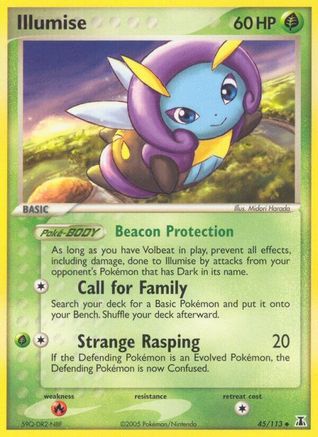 [PKM-C] Illumise (45/113) (Stamped) [EX: Delta Species]