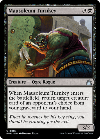 {C} Mausoleum Turnkey [Ravnica Remastered][RVR 084]