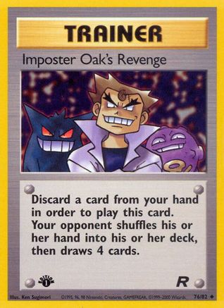 [PKM] Imposter Oak's Revenge (76/82) [Team Rocket 1st Edition]