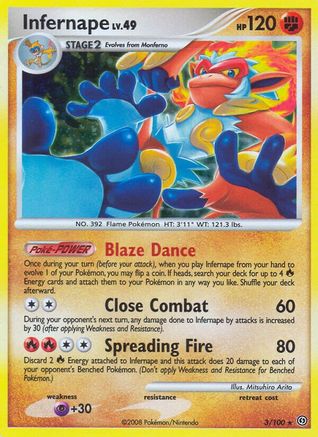 [PKM] Infernape (3/100) [Diamond & Pearl: Stormfront]