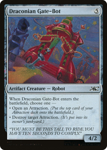 {C} Draconian Gate-Bot (Galaxy Foil) [Unfinity][UNF 474]