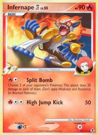 [PKM] Infernape (43/111) [Platinum: Rising Rivals]