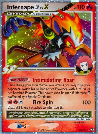 [PKM] Infernape LV.X (108/111) [Platinum: Rising Rivals]
