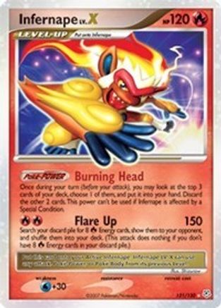 [PKM-R] Infernape LV.X (121/130) [Diamond & Pearl: Base Set]